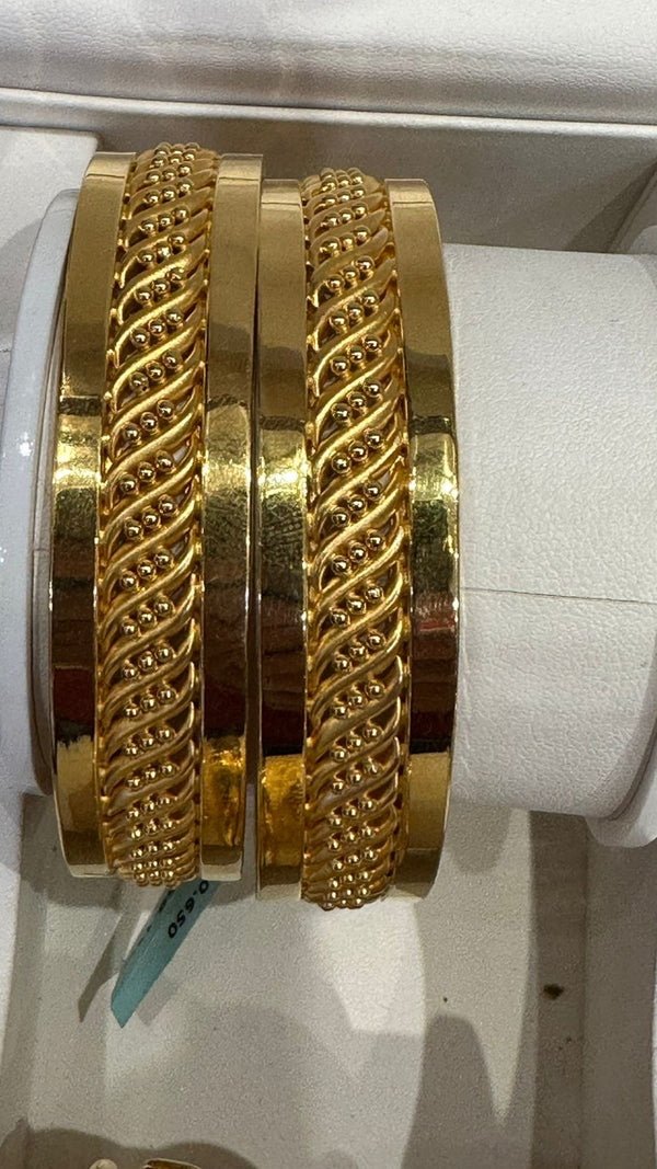 Golden Maze Bangle